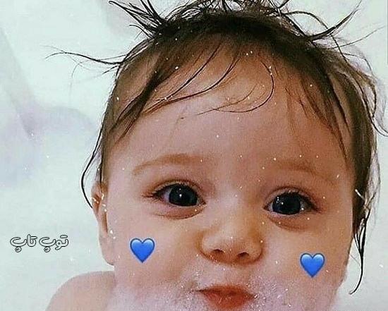 عکس نوزاد چشم رنگی زیبا