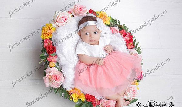 ایده عکس نوزاد با حلقه ازدواج