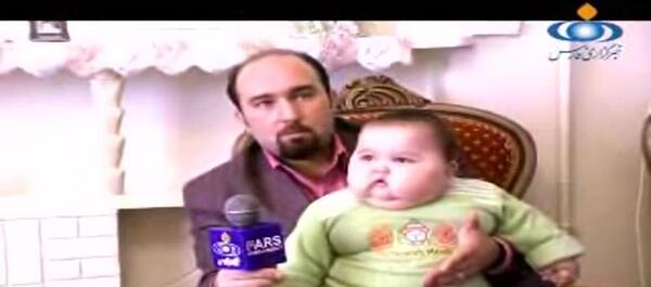 عکس چاق ترین نوزاد جهان