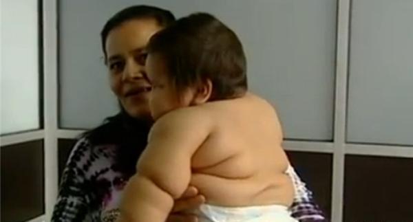 عکس چاق ترین نوزاد جهان