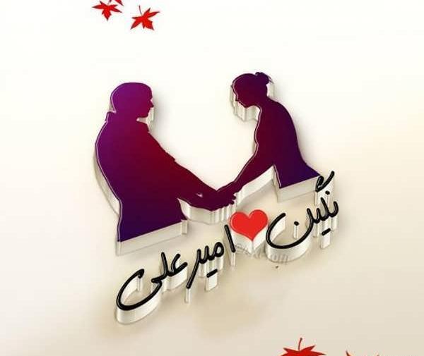 عکس نوشته عاشقانه اسم نگین