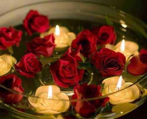 عکس پروفایل شمع و گل مشکی