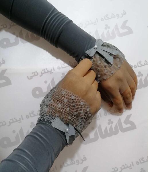عکس ساق دست توری مشکی