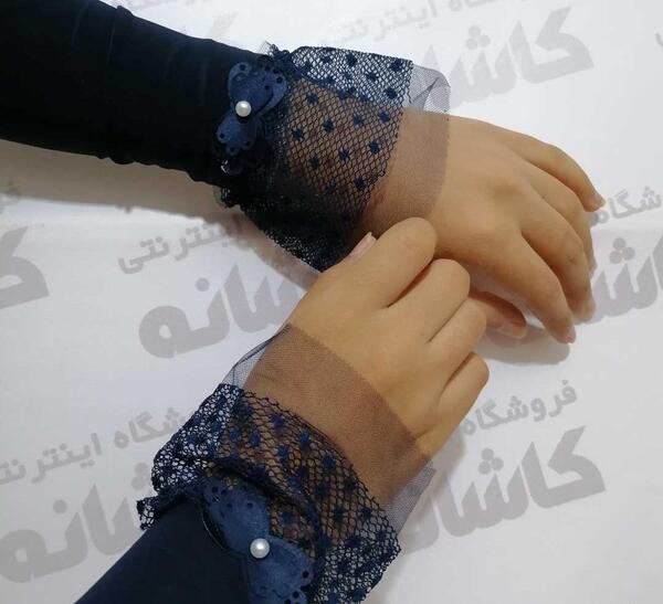 عکس ساق دست توری مشکی