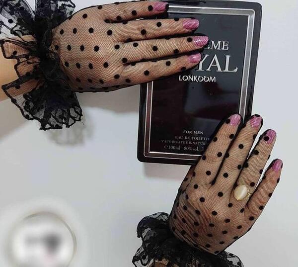عکس ساق دست توری مشکی