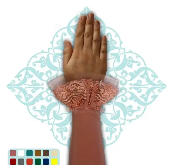 عکس ساق دست توری مشکی