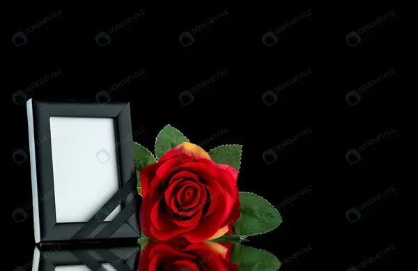 عکس گل با صفحه مشکی