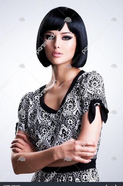 عکس موی صاف مشکی