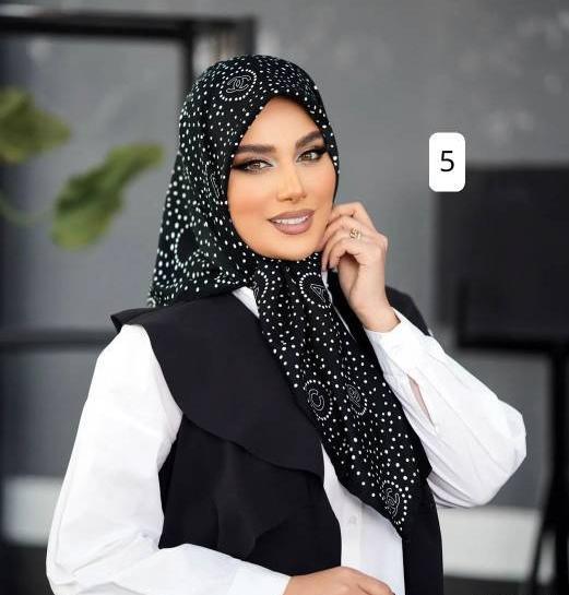 عکس روسری مشکی شیک
