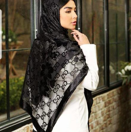 عکس روسری مشکی شیک