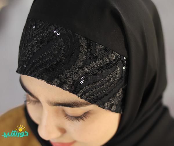 عکس روسری مشکی شیک