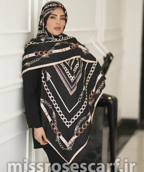 عکس روسری مشکی شیک