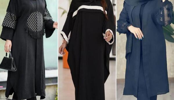 عکس مانتو مشکی شیک برای محرم