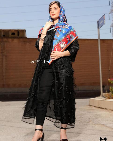 عکس مانتو مشکی شیک برای محرم