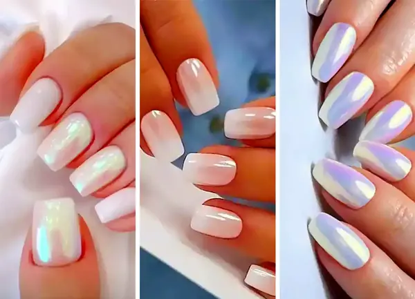 عکس لاک ژل بچه گانه سفید مشکی