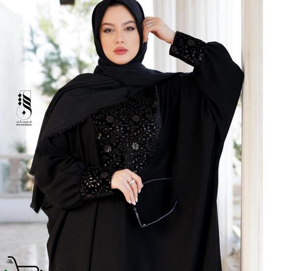 عکس عبا مشکی زنانه
