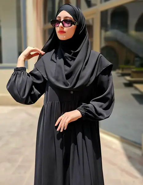 عکس عبا مشکی زنانه