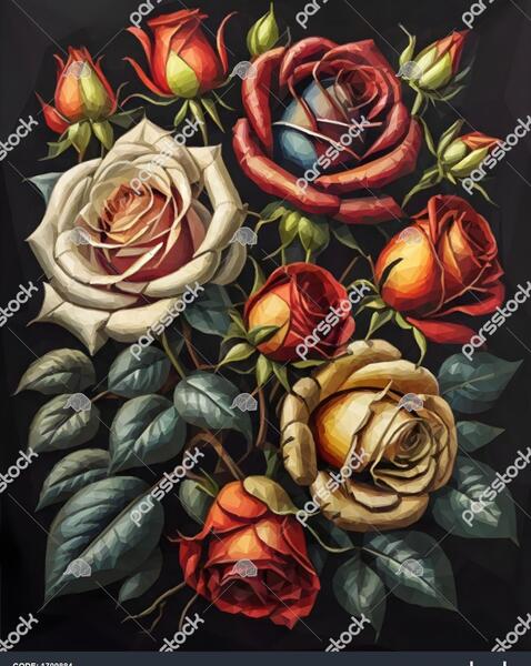عکس رز مشکی زیبا