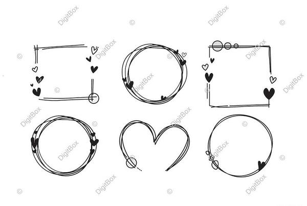 عکس حاشیه دار مشکی