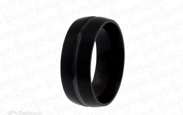 عکس انگشتر حلقه ای مشکی