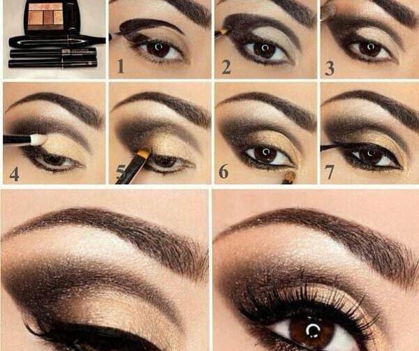 عکس سایه چشم مشکی دخترانه