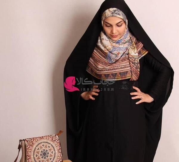 عکس چادر مشکی کمری