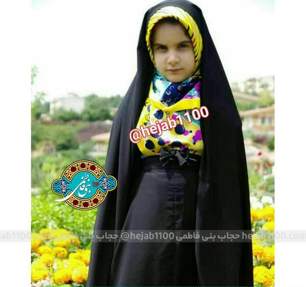 عکس چادر مشکی کمری