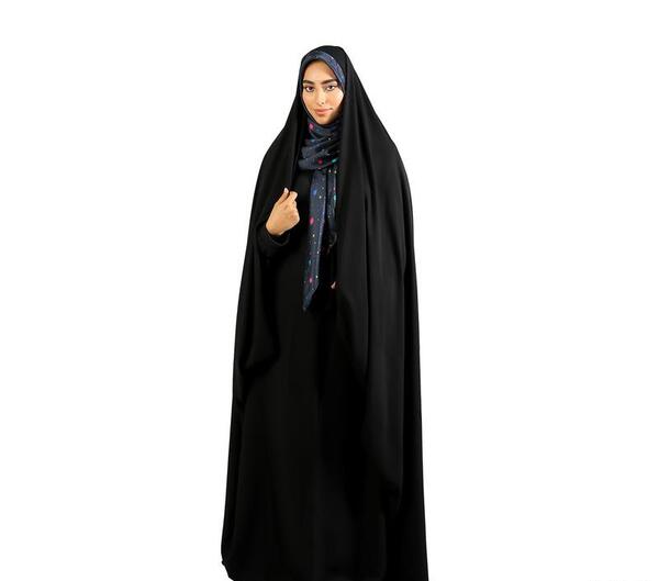 عکس چادر مشکی کمری