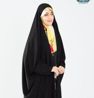 عکس چادر مشکی گلدوزی شده