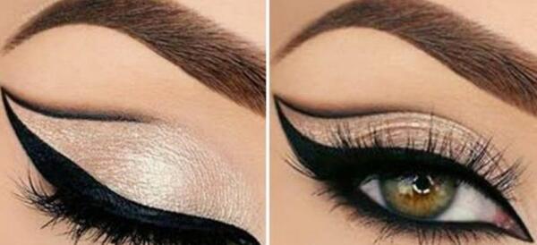 عکس آرایش چشم مشکی دخترانه