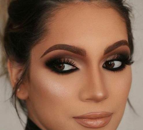 عکس آرایش چشم مشکی دخترانه
