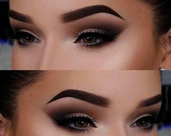عکس آرایش چشم مشکی دخترانه