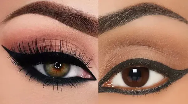 عکس آرایش چشم مشکی دخترانه