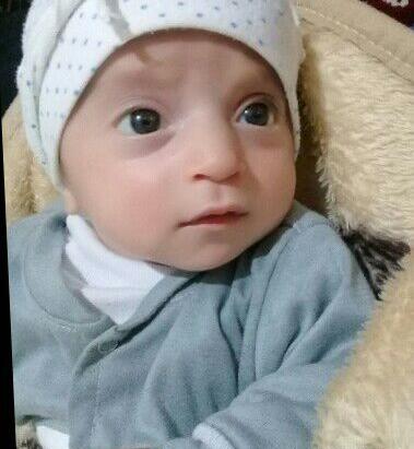 عکس نوزاد پسر خوشگل چشم مشکی