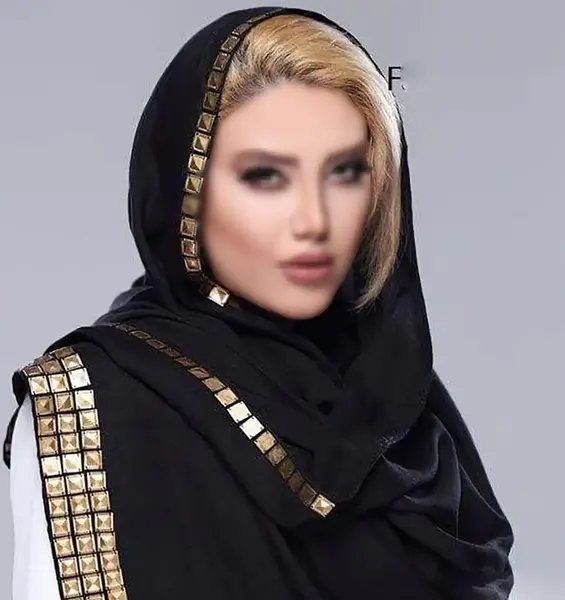 عکس روسری مشکی جدید