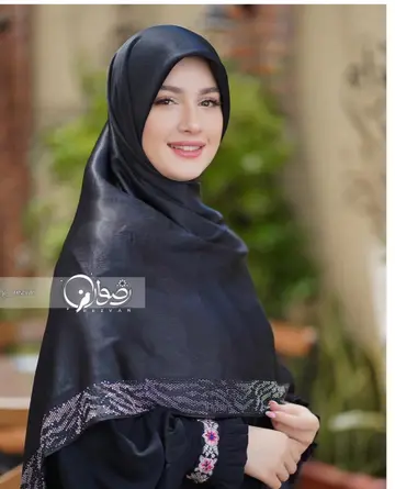 عکس روسری مشکی جدید
