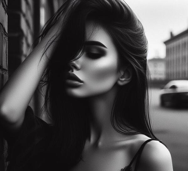 عکس مشکی پروفایل دخترانه