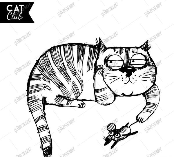 عکس موش و گربه برای نقاشی