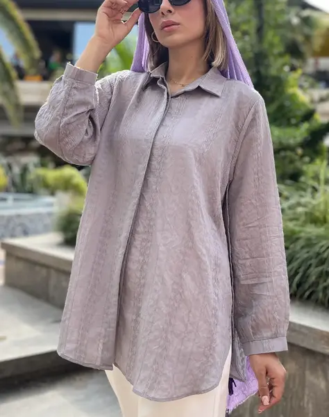 عکس یقه مردانه برای لباس زنانه
