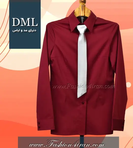 عکس یقه مردانه برای لباس زنانه