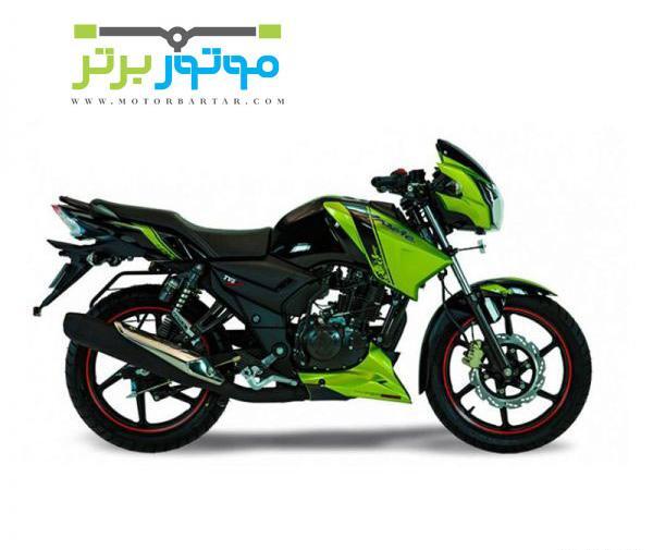 عکس موتور آپاچی سبز