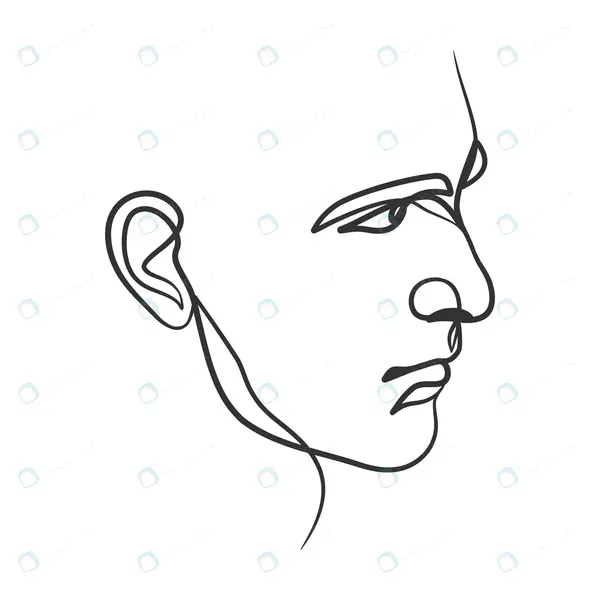 عکس نیم رخ مردانه