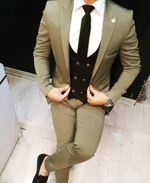 عکس کت شلوار مردانه سبز