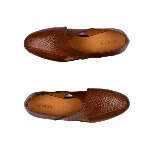 عکس صندل چرم مردانه