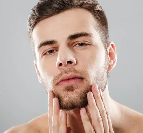 عکس پاکسازی صورت مردانه