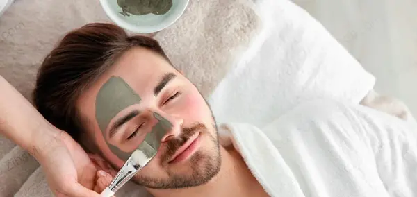 عکس پاکسازی صورت مردانه
