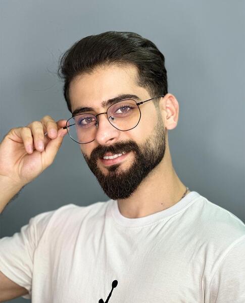 عکس عینک مردانه مشکی