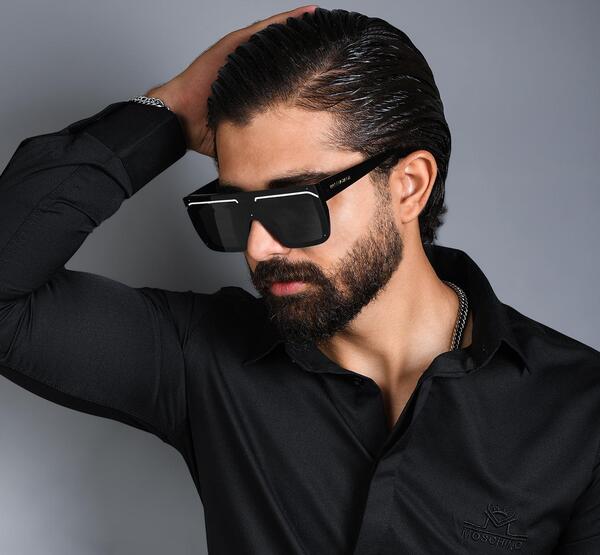 عکس عینک مردانه مشکی