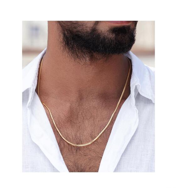 عکس گردنبند طلای مردانه