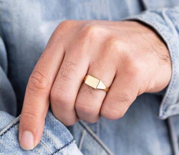عکس انگشترهای طلای مردانه